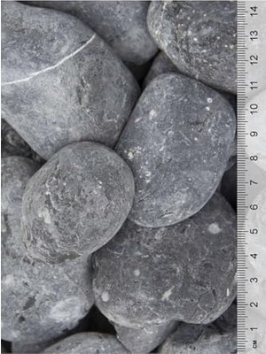 Odea Asenya Siyah Bazalt Taş 4 kg 4-6 cm Siyah Dolomit Dekoratif Taş Bazalt Taş Bahçe Taşı Dere Taşı
