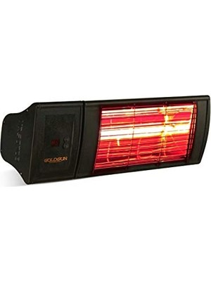 Odea GSS20P Supra Plus 2000 Halojen Infrared Isıtıcı, Siyah