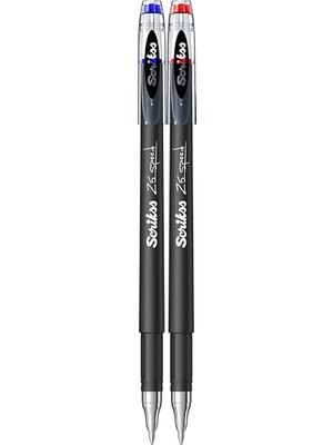 Odea Scrıkss Offıce Speed 0.5 mm Jel Kalem Mavi & Kırmızı 2'li Blister, Mavi - Kırmızı, 0.5 mm