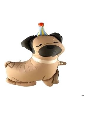 Odea Retro Köpek Folyo Balon, Karışık Figür Karakter, Parti ve Kutlama