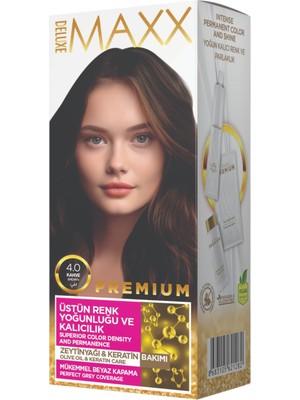 Odea Maxx Deluxe Premıum Yarı Kit Set Saç Boyası 4.0 Kahve