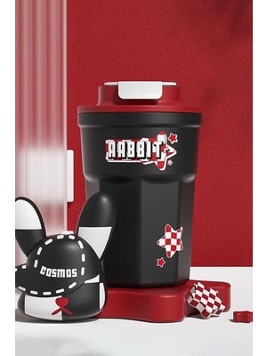Fumeyabi 316 L Çelik Siyah 400 ml Kahve El Termos Mug CIN484SY