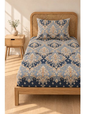 Boreas Home Gülce Desenli Lastikli Çarşaf ve Yastık Kılıfı Seti 100X200 120X200 160X200 180X200