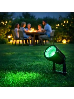 Cata CT-7300 LED Kazıklı Bahçe Armatürü Yeşil Işık IP44 Dış Ortam Suya Dayanıklı