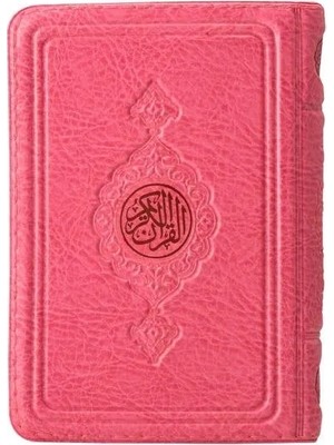 Cep Boy Kur'an-I Kerim (Pembe, Kılıflı, Mühürlü)