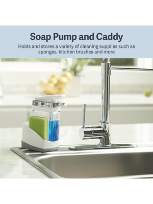 Fumeyabi Sünger-Beyaz ve Krom Kaplamalı Lavabo Sider Solo