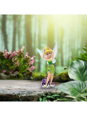 Odea Enesco Disney Showcase Botanical Tinker Bell Hercai Menekşe Heykelcik, 20.6 Cm, Çok Renkli