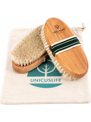 Odea Unicuslife Doğal At Kılı Selülit/vücut Fırçası (Taşıma Kesesi ile Birlikte Gönderilir.)