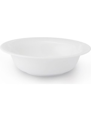 Odea Kenpool Kütahya Porselen Salata Kasesi Çok Amaçlı Sunum Tabağı 23 cm Porselen Kase Beyaz Kase