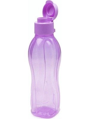 Odea Tupperware Eco Şişe 750 ml - Mor Kolay Açılır Kapaklı Su Şişesi, SLKMTR007