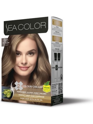 Odea Sea Color 8.0 Açık Kumral Set Boya
