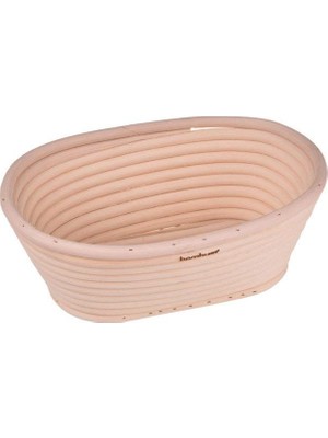 Odea Bambum Puder Ekmek Mayalama Sepeti, Oval, 21 cm