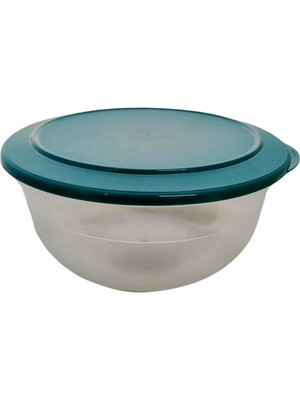Odea Tupperware Sofra Boncuğu 3,5 L Ince Petrol Kenarsız Kase Servis Kasesi Servis Kasesi Classic Royal