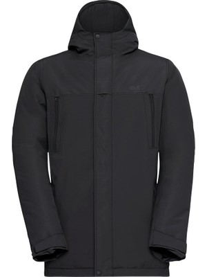 Odea Jack Wolfskin Erkek Glacier Shield Parka, Siyah, Beden Xl