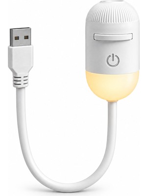 MDSTECH USB Galaksi Yıldız Projektörü Tavan Yansıtmalı Sıcak Işıklı Gece Lambası Esnek Gövdeli Ayarlanabilir Odaklı