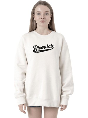 Odea Tshirthane Riverdale Bronx New York City Beyaz Kadın 2ip Sweatshirt P22622S3986, Xs