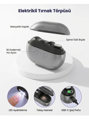 Astraltech M7 Elektronik Tırnak Makası