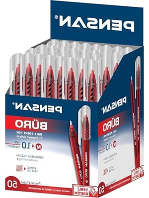 Odea PE02270TKKIRMIZI Kırmızı Tükenmez Kalem 50'li Kırmızı