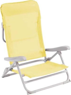 Odea Outwell Seaford 4 Pozisyonlu & Konforlu Katlanır Plaj Sandalyesi Sunburst