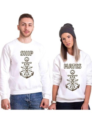 Odea Tshirthane Ship Mates Sevgili Kombinleri Sweatshirt Kombini, Kadın, L-Tek Ürün Fiyatıdır, Kombin Yapmak Için En Az 2 Adet Sepete Ekleyiniz
