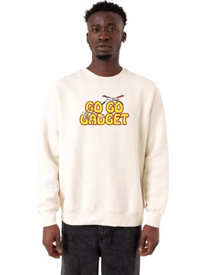 Odea Tshirthane Inspector Gadget Go Go Gadget Ekru Erkek 2ip Sweatshirt P19052S1487, S