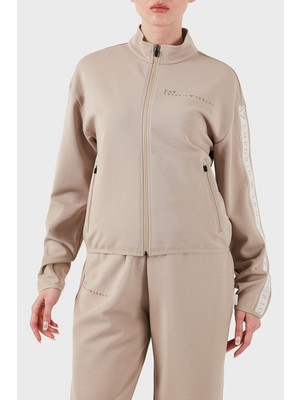 Odea Ea7 Logolu Regular Fit Dik Yaka Fermuarlı Sweat Bayan Sweat 7W000275 AF12501 U6155