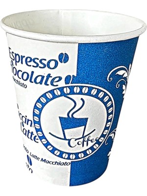 Odea Aygün Excodi Cup - [ Cup ] 7 Oz Karton Bardak - 180 ml - 200 Adet Kaliteli Otomat Bardağı, Sızdırmaz (Kırmızı)
