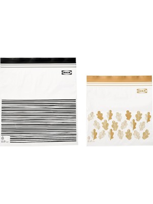 Ikea – Sırt Çantaları Risigillabili , 25 Adet 1,2 L + 25 Adet Için 2,5 L, Dondurucu, Gıda Maddeleri,