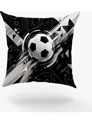 Karkan Tekstil Futbol Temalı Sportif Dekoratif Kırlent Kılıfı