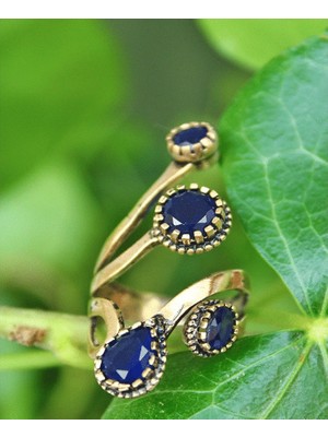 Stoneage Safir Ayarlanabilir Kadın Yüzük