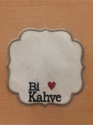 VeraLüx Home Kokteyl Peçetesi 6 Adet Bi Kahve Model