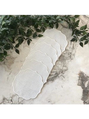 VeraLüx Home 6 Adet Kokteyl ve Sunum Peçetesi Özel Leke Tutmaz Kumaş