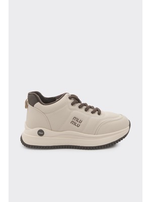 Derinet Bağcıklı Comfort Taban Kadın Sneaker