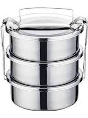 Sada Güneş Çelik NO-14CM 3lü Metal Sefer Tası