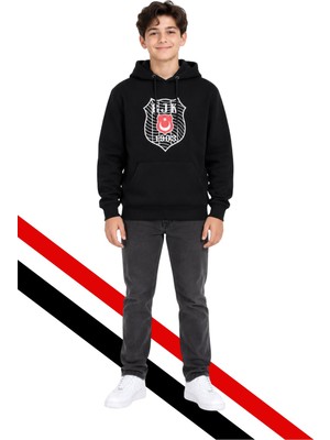 Beşiktaş Çocuk Kapüşonlu Sweatshırt