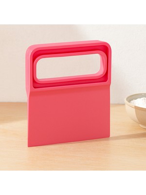 Ttt Saplı Plastik Hamur ve Kazıyıcı Spatula