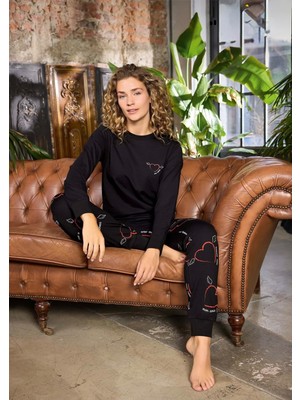 Aydoğan Kadın 0 Yaka Pijama Takımı