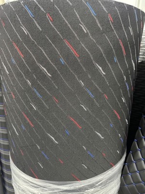 Texora BMW M RAİN 140 cm Eninde, 4 mm Inceliğinde, Otomotiv Döşemelik Kumaşı.