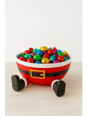 Smilechild Noel Baba Şeklinde Kâse 3D Baskı Christmas Santa Bowl – Yılbaşı Dekor & Şekerlik