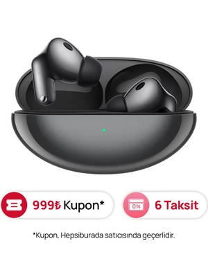 Huawei Huaweı Freebuds Neo Kablosuz Kulaklık- Siyah, Aktif Gürültü Engelleme Kulaklık, 40 Saat Pil Ömrü, Ios ve Android Uyumlu