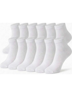 Marsilyan Erkek Bambu Patik Çorap 12'li | Nefes Alan Nem Emici Yumuşak, Siyah Beyaz Gri Günlük Spor