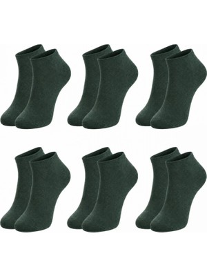Marsilyan Erkek Pamuklu Patik Çorap 6’lı Paket 39-44 | Dikişsiz Burun, Koku Karşıtı, Nefes Alan Kısa Konç Sneaker Çorabı
