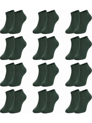 Marsilyan Erkek Pamuklu Patik Çorap 12'li 39-44 | Dikişsiz Burun, Koku Karşıtı, Nefes Alan Sneaker