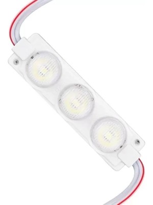 Hubrendy Sh 12 Volt 3 Watt Beyaz LED Modül - 74X20 mm - 3030 Çip