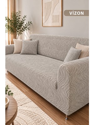 Arife Home 3 Kişilik Koltuk Örtüsü A Kalite Tek Adet Kanepe Örtüsü Yıkanabilir Kayma Yapmayan Çekyat Örtüsü Koltuk Kılıfı  Sofa Cover