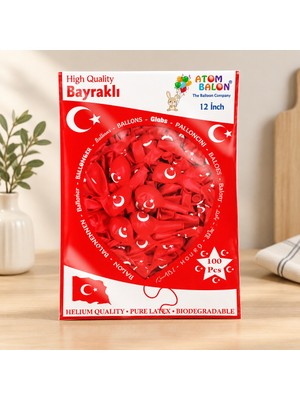 sbodurhome Türk Bayrağı Balonu 100'LÜ