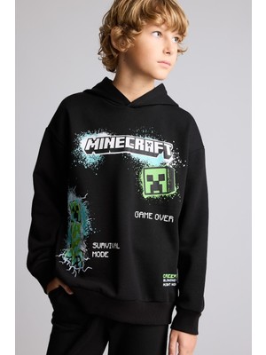 Defacto  Erkek Çocuk Sweat I3354A8/BK81 Black