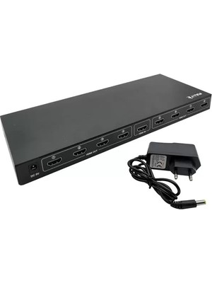 Hubrendy Sh Fully G-538J 8 Port Hdmı Splitter Dağıtıcı