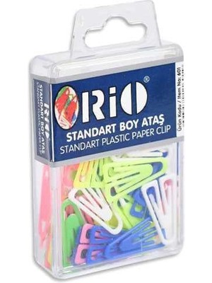 Ttt 601 Plastik Renkli Ataş (Standart Boy) 1 Adet