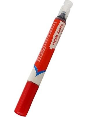 Toptan Budur Oto Rötuş Kalemi 5 ml Araç Kaporta Tampon Çizik Giderici Fırça Yenileme Metalik Kırmızı Ren